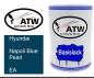 Preview: Hyundai, Napoli Blue Pearl, EA: 500ml Lackdose, von ATW Autoteile West.